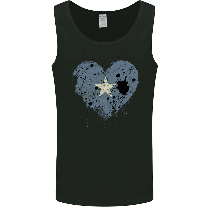 Love Somalia Flag Somalian Day Football Mens Vest Tank Top Black