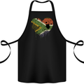 Love South African Flag Africa Day Football Cotton Apron 100% Organic Black