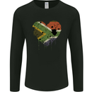 Love South African Flag Africa Day Football Mens Long Sleeve T-Shirt Black