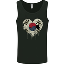 Love South Korea Flag Korean Day Football Mens Vest Tank Top Black