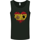 Love Spain Flag Spanish Day Football Mens Vest Tank Top Black