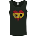 Love Spain Flag Spanish Day Football Mens Vest Tank Top Black