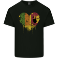 Love Sri Lankan Flag Sri Lanka Day Football Kids T-Shirt Childrens Black