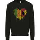 Love Sri Lankan Flag Sri Lanka Day Football Mens Sweatshirt Jumper Black