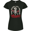 Love Sucks Gym Bodybuilding Singles Day Womens Petite Cut T-Shirt Black
