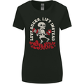 Love Sucks Gym Bodybuilding Singles Day Womens Wider Cut T-Shirt Black