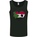 Love Sudan Flag Sudanese Day Football Mens Vest Tank Top Black