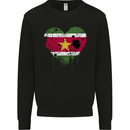 Love Suriname Flag Suriname Day Football Mens Sweatshirt Jumper Black