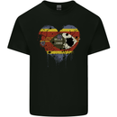 Love Swaziland Flag Swazi Day Football Kids T-Shirt Childrens Black