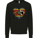 Love Swaziland Flag Swazi Day Football Mens Sweatshirt Jumper Black