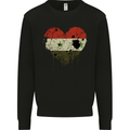 Love Syria Flag Syrian Day Football Mens Sweatshirt Jumper Black