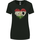 Love Tajikistan Flag Tajik Day Football Womens Wider Cut T-Shirt Black