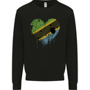 Love Tanzania Flag Tanzanian Day Football Mens Sweatshirt Jumper Black