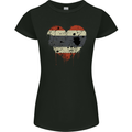Love Thailand Flag Thai Day Football Womens Petite Cut T-Shirt Black