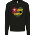 Love Togo Flag Togolese Day Football Mens Sweatshirt Jumper Black