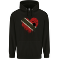 Love Trinidad and Tobago Day Football Mens 80% Cotton Hoodie Black