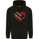 Love Trinidad and Tobago Day Football Mens 80% Cotton Hoodie Black