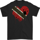Love Trinidad and Tobago Day Football Mens Gildan Cotton T-Shirt Black