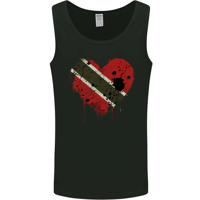 Love Trinidad and Tobago Day Football Mens Vest Tank Top Black