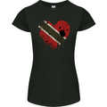 Love Trinidad and Tobago Day Football Womens Petite Cut T-Shirt Black