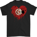 Love Tunisia Flag Tunisian Day Football Mens Gildan Cotton T-Shirt Black
