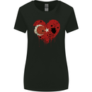 Love Turkey Flag Turkish Day Football Womens Wider Cut T-Shirt Black