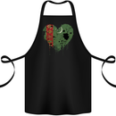 Love Turkmenistan Flag The Turkmen Day Football Cotton Apron 100% Organic Black