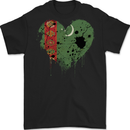 Love Turkmenistan Flag The Turkmen Day Football Mens Gildan Cotton T-Shirt Black