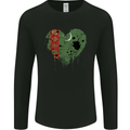 Love Turkmenistan Flag The Turkmen Day Football Mens Long Sleeve T-Shirt Black