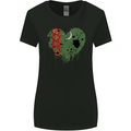 Love Turkmenistan Flag The Turkmen Day Football Womens Wider Cut T-Shirt Black