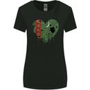 Love Turkmenistan Flag The Turkmen Day Football Womens Wider Cut T-Shirt Black