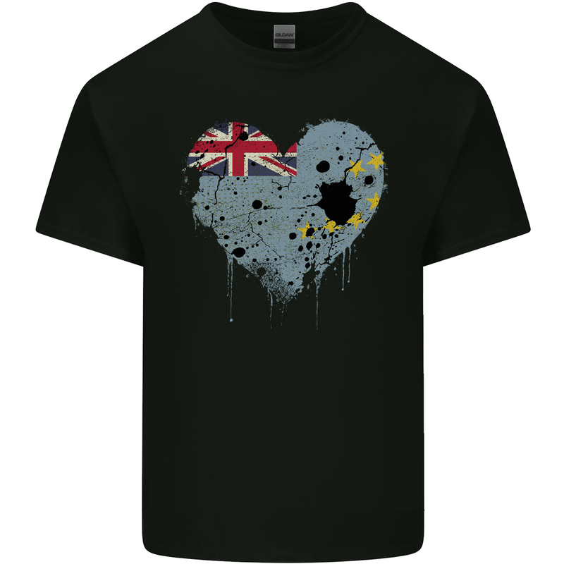 Love Tuvalu Flag Tuvaluan Day Football Mens Cotton T-Shirt Tee Top Black