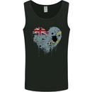 Love Tuvalu Flag Tuvaluan Day Football Mens Vest Tank Top Black