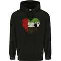 Love UAE Flag Day Emirati Day Football Mens 80% Cotton Hoodie Black
