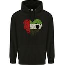 Love UAE Flag Day Emirati Day Football Mens 80% Cotton Hoodie Black
