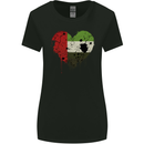Love UAE Flag Day Emirati Day Football Womens Wider Cut T-Shirt Black