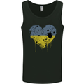 Love Ukraine Flag Ukrainian Day Football Mens Vest Tank Top Black