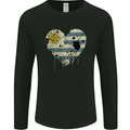 Love Uruguay Flag Uruguayan Day Football Mens Long Sleeve T-Shirt Black