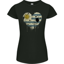 Love Uruguay Flag Uruguayan Day Football Womens Petite Cut T-Shirt Black