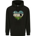 Love Uzbekistan Flag Ukbek Day Football Childrens Kids Hoodie Black