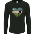 Love Uzbekistan Flag Ukbek Day Football Mens Long Sleeve T-Shirt Black