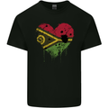 Love Vanuatu Flag Day Football Kids T-Shirt Childrens Black