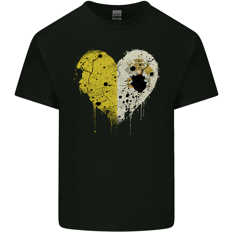 Love Vatican Flag Day Kids T-Shirt Childrens Black