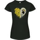 Love Vatican Flag Day Womens Petite Cut T-Shirt Black