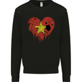 Love Vietnam Flag Vietnamese Day Football Mens Sweatshirt Jumper Black