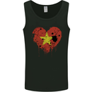Love Vietnam Flag Vietnamese Day Football Mens Vest Tank Top Black