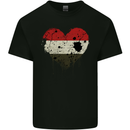 Love Yemen Flag Yemeni Day Football Mens Cotton T-Shirt Tee Top Black