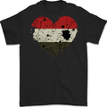 Love Yemen Flag Yemeni Day Football Mens Gildan Cotton T-Shirt Black
