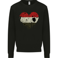 Love Yemen Flag Yemeni Day Football Mens Sweatshirt Jumper Black