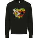 Love Zimbabwe Flag Zimbabwean Day Football Mens Sweatshirt Jumper Black